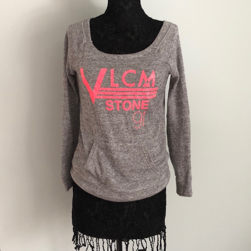 Volcom Stone Grey crew neck sweatshirt